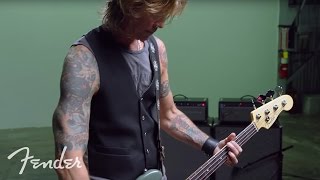 Duff McKagan amp The American Professional Precision Bass  Fender [upl. by Eibber]