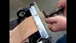 How to maintain the KEYSTONE Leather Splitter Blade [upl. by Herbst]