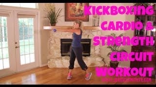 Kickboxing Kickboxing Classes Burn Fat Calories The Kickboxing Circuit Workout [upl. by Entsirhc]