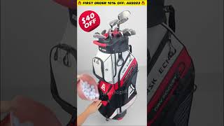 Askecho Golf Cart Bag TLock 20  How to setupyour golf bag correctly [upl. by Leinto]