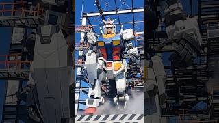 20x speed Gundam Factory Yokohama ガンダム 動くガンダム ガンダムファクトリー横浜 実物大 翔べ！ガンダム ライブカメラ GUNDAM [upl. by Asial833]