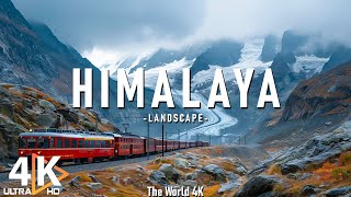 Himalaya In 4K  Country Of The Highest Mountain In The World  Scenic Relaxation Film [upl. by Phelgon]