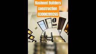 construction home I build house with material work Bahria Rawalpindi Rasheed Builders 03000289265 [upl. by Kerri757]