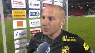 Interview de fin de match  Evian TG FC  LOSC Lille 02  201213 [upl. by Chrotoem223]