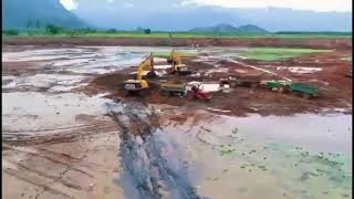 100 HP Diesel Dewatering Pumps in Action Clearing Theni’s Sengulam Tank [upl. by Olag286]