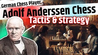 Adolf Anderssen chess tactics amp strategyAdolf Anderssen vs Jean DufresneAdolf vs Lionel Adalbert [upl. by Thompson]