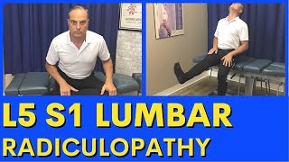 L5 S1 Lumbar Radiculopathy Treatment  L5 S1 Disc Bulge Exercises  Dr Walter Salubro [upl. by Marabelle31]