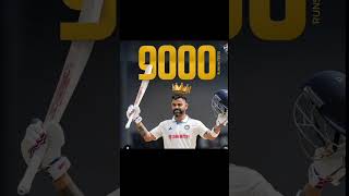 Congratulations King Kohli 9000 thousand run in Test cricket virat [upl. by Jemina474]