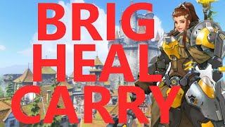 Carrying with Healing on Brig in Overwatch 2 [upl. by Durante]