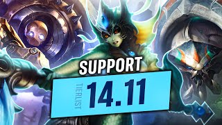 1411 Support Tier ListMeta Analysis  First Strike Dawncore Helia etc League of Legends [upl. by Anais]