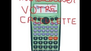 Comment reinitialiser sa calculatrice casio fx92 [upl. by Augusta]