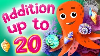 Addition up to 20  Math for Kindergarten amp 1st Grade  Kids Academy [upl. by Elleunamme397]