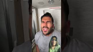 Using bathroom in the flight comedy funny vines viralvideo duet youtube shorts funniestvideo [upl. by Latt]