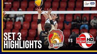 KURASHIKI vs CIGNAL  SET 3 HIGHLIGHTS  2024 PVL INVITATIONAL CONFERENCE  September 11 2024 [upl. by Awram932]