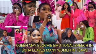 Moving Video May Edochie Telling her her Story in Doha got Mercy Johnson amp many women in Tèars [upl. by Rothschild459]