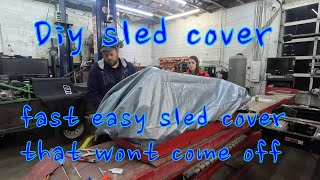 diy sled cover [upl. by Nofets]