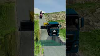 Truck vs breached Road vs Water Pit [upl. by Tegdig653]