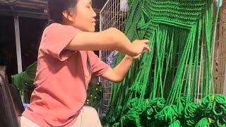 IF YOU WANT  SEN MACRAMÉ CROCHET VIETNAM  HANDCRAFTED THERAPY FOR PEOPLE DISABILITIES [upl. by Latrena]