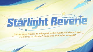 Starlight Reverie  Genshin Impact New Web Event  x280 Primogem [upl. by Noevart]