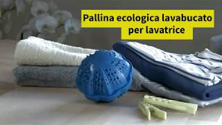 Pallina ecologica lava bucato per lavatrice [upl. by Ardnos]