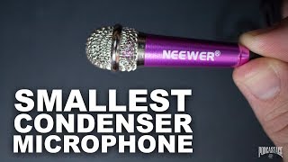 Neewer Mini Condenser Mic Review  Test [upl. by Adnoek]