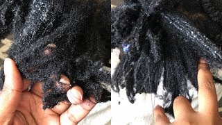 Laziness Will Destroy 4c Hair Removing Knots From Matted Tangled Hair [upl. by Plantagenet]