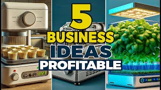 5 PROFITABLE BUSINESS IDEAS 2024 Smart Ideas [upl. by Rigby]