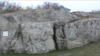 FISHERMANS MONUMENT  Peggys Cove  Nova Scotia [upl. by Rheingold]