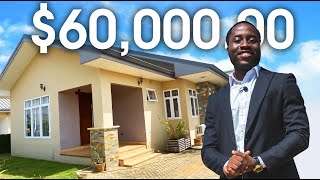 Touring a 60000 Luxury Home in Accra Ghana prampram  12 [upl. by Bodkin]