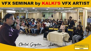 Biggest Seminar on VFX by Chetal Gazdar  Kalkis VFX Artist 👍FrameboxxSurat [upl. by Baalbeer910]