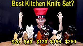 Best Knife Set 20 vs 250 Japanese Knives [upl. by Oakes849]