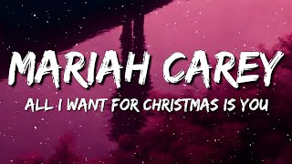 Mariah Carey  All I Want For Christmas Is You Lyrics [upl. by Rinna]