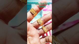 Light Weight Gold Men Ring Design With Price ll gold goldjewellery [upl. by Hartman595]