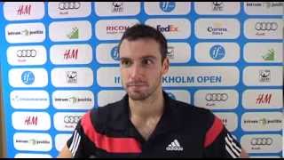 Ernests Gulbis Discusses His Win at the If Stockholm Open [upl. by Nnylirej772]