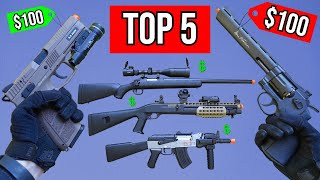 TOP 5 BEST Airsoft Guns Under 100 [upl. by Jarrid]