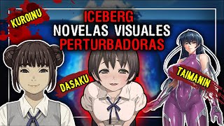 🧊El Iceberg de Novelas Visuales Perturbadoras☠️ [upl. by Liakim]