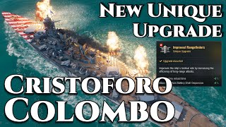 World of Warships Colombos New Unique Upgrade Is Nice [upl. by Sabas940]