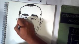 How To Draw A Quick Caricature [upl. by Enak256]