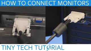 How amp Where to Connect Your Monitors [upl. by Hgiellek671]