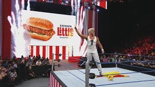 quotColonel Sandersquot conquers pretender chicken in honor of KFCs new Chicken Little Sandwich [upl. by Ioj]