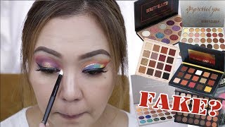 MGA MURANG EYESHADOW PALETTE SA SHOPEE  SUBUKANNE [upl. by Antoinette]