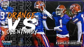 OLENTANGY ORANGE FOOTBALL  Late Game Heroics Raise Orange Over Braves  Playoff HIGHLIGHT [upl. by Hsirt]