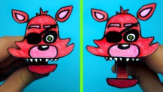 11 Cool Paper Crafts and Board Game for FNaF Fans  CREATE YOUR FNAF ANIMATRONICS [upl. by Yung779]