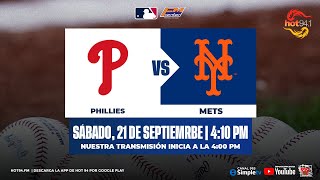 GRANDES LIGAS EN VIVO 21092024  PHILLIES DE PHILADELPHIA VS METS DE NUEVA YORK ⚾ [upl. by Illib95]