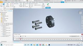 Autodesk Inventor TutorialsAnimation in Assembly [upl. by Naji]