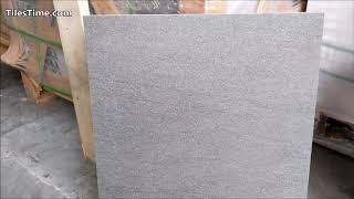 Basaltina Flamed Porcelain Tile 34 Thick  24quotx24quot Gray Tile [upl. by Salome]