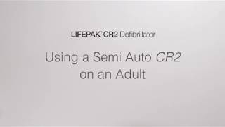 Lifepak CR2 defibrillator semi automatic [upl. by Ellga]