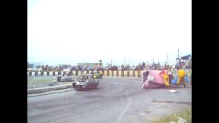 Reliant Robin Banger Racing Warton HESP 06 [upl. by Allerus]