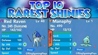 TOP 10 RAREST SHINIES IN BRICK BRONZE  Pokemon Brick Bronze [upl. by Illehs]