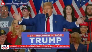 🇺🇸 Donald Trump  Presidential Election Rally in Green Bay Wisconsin April 2 2024 LIVE [upl. by Assirat]